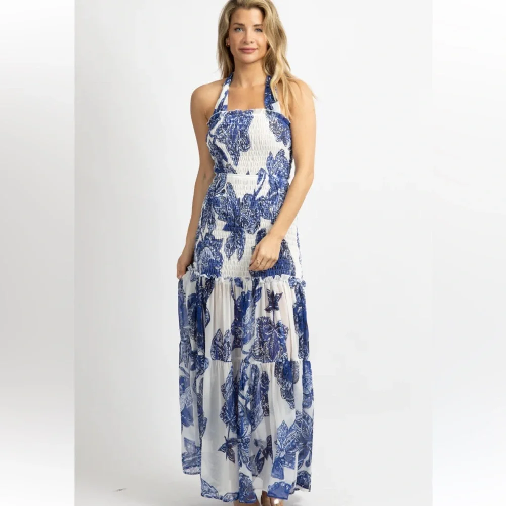 NWT Luxxel floral maxi dress - Picture 1 of 11